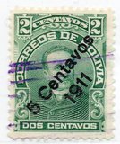 [Politicians Stamp of 1901 Surcharged, type R1]