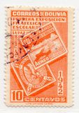 [The First Students' Philatelic Exhibition, La Paz, Scrivi DR1]