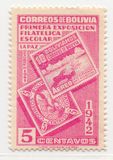 [The First Students' Philatelic Exhibition, La Paz, Scrivi DR]