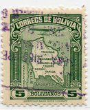 [Carta della Bolivia - Posta aerea, Scrivi BZ8]