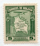 [Carta della Bolivia - Posta aerea, Scrivi BZ8]
