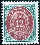 [Royal Emblem - New Drawing - Value in "ØRE" - Different Perforation, type G20]