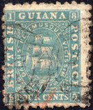 [Sailing Ship "Sandbach" - 1mm Between Value and "CENTS". See also No.12-20, type G6]