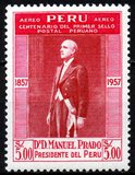 [Airmail - The 100th Anniversary of First Peruvian Postage Stamp, tegund LV]