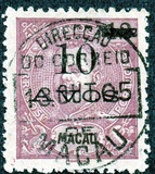 [King Carlos I of Portugal - No. 135 Surcharged, тып AD]
