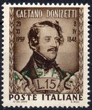 [The 100th Anniversary of the Death of Donizetti - Italy Postage Stamp Overprinted "A.M.G. F.T.T.", タイプ I]