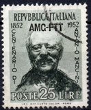 [The 100th Anniversary of Antonio Mancini - Italy Postage Stamp Overprinted "AMG-FTT", Tipo CA]