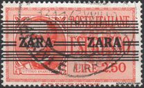 [Italy Stamps of 1932 & 1933 Overprinted "ZARA", jenis I4]