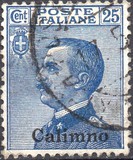 [Italian Stamps Overprinted "Calimno", type D]