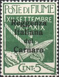 [Fiume Military Post Stamps Surcharged, type A1]