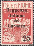 [Fiume Military Post Stamps Surcharged, type C2]