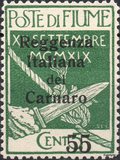 [Fiume Military Post Stamps Surcharged, type A2]