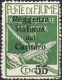 [Fiume Military Post Stamps Surcharged, type A2]