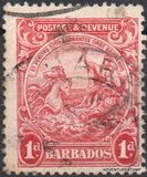 [New Colonial Seal - Inscription "POSTAGE & REVENUE", Tip V17]