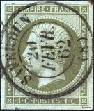 [Emperor Napoléon III - Inscription: "EMPIRE FRANC", 類型 C]