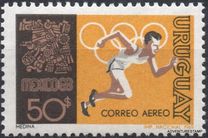 [Airmail - Olympic Games - Mexico City, Mexico, Scrivi UU]