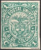[Coat of Arms - Inscription: "UNION POSTAL UNIVERSAL", typ AP]