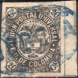 [Coat of Arms - Inscription: "UNION POSTAL UNIVERSAL", typ AS]
