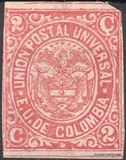 [Coat of Arms - Inscription: "UNION POSTAL UNIVERSAL", typ AQ]