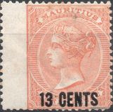[Queen Victoria Issues Surcharged, type P2]