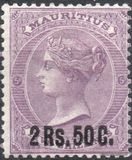 [Queen Victoria Issues Surcharged, type P7]