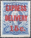 [Express Stamp - No. 105 Overprinted "EXPRESS DELIVERY" & Surcharged, type AQ]