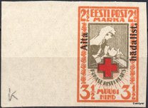 [Red Cross Overprinted "Aita hädalist.", tegund R]