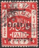 [Egyptian Expeditionary Force Stamps Overprinted "PALESTINE" in Arabic and Hebrew, type B3]