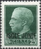 [Italian Postage Stamps Overprinted "ISOLE JONIE", type A3]