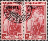 [Italy at Work - Italy Postage Stamps Overprinted "AMG-FTT", տեսակ AP11]