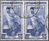 [Italy at Work - Italy Postage Stamps Overprinted "AMG-FTT", տեսակ AP]