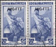 [Italy at Work - Italy Postage Stamps Overprinted "AMG-FTT", տեսակ AP]