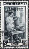 [Italy at Work - Italy Postage Stamps Overprinted "AMG-FTT", տեսակ AP3]
