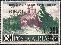 [Stamps Exhibition San Marino - Riccione, type FR]