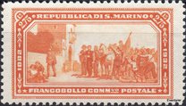 [The 50th Anniversary of the Death of Guiseppe Garabaldi, type BE2]