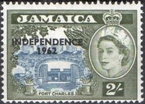 [Issue of 1956 Overprinted "INDEPENDENCE - 1962", type EZ]