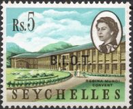 [Seychelles Postage Stamps Overprinted B.I.O.T, type A13]