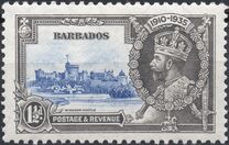 [King George V of United Kingdom  - Silver Jubilee, 類型 X1]