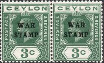 [No. 196 & 182-184 Overprinted "WAR STAMP", type AV2]