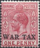 [Precious ISsues Overprinted "WAR TAX" in One Line, type M1]