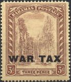 [Precious ISsues Overprinted "WAR TAX" in One Line, type M2]
