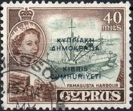 [Stamps of 1955 Overprinted, tegund BU6]