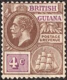 [King George V and "Sandbach" Warship - Different Watermark, प्रकार AA17]