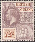 [King George V and "Sandbach" Warship - Different Watermark, प्रकार AA23]