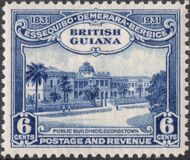 [The 100th Anniversary of the Union of Districts Demerara, Berbice and Essequibo with British Guiana, type AG]