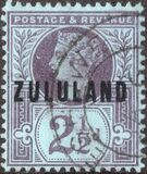 [Great Britian Postage Stamps Overprinted "ZULULAND", type B3]