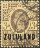 [Great Britian Postage Stamps Overprinted "ZULULAND", type B4]