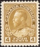 [King George V in Admiral Uniform - New Colors and Values, type AD11]