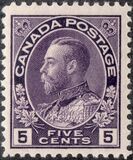 [King George V in Admiral Uniform - New Colors and Values, тып AD12]