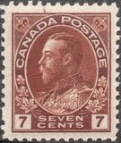 [King George V in Admiral Uniform - New Colors and Values, тып AD13]